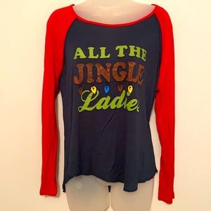 All The Jingles Ladies Holiday Top.